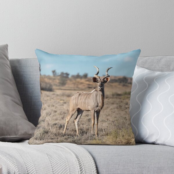 Item preview, Grace of the Savanna — Greater Kudu Standing Proud in Golden Light designed and sold by DavideAntoniani.