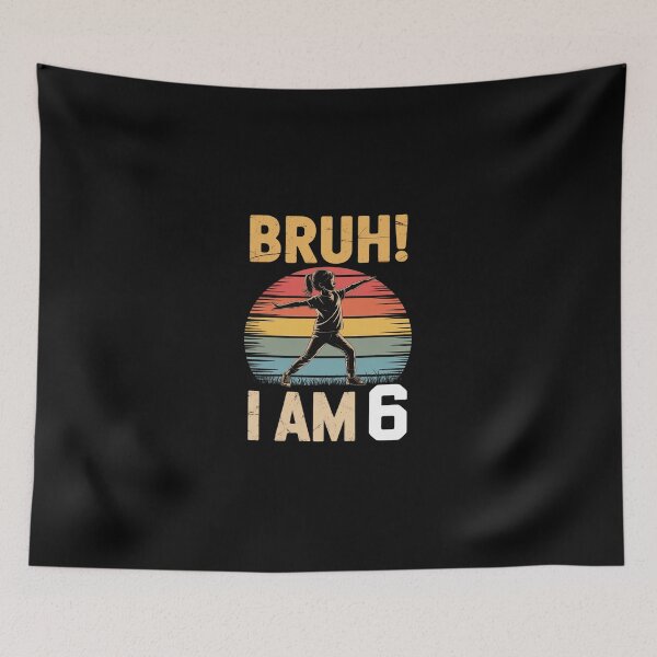 Item preview, 6 Year Old Birthday Dabbing Girl Bruh It's My 6th Birthday  designed and sold by Belkisallen.
