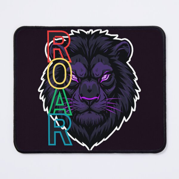 Item preview, Roar - Bold Colorful Neon Lion designed and sold by heerak009.