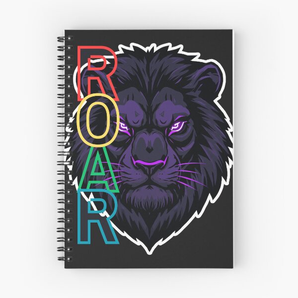 Item preview, Roar - Bold Colorful Neon Lion designed and sold by heerak009.
