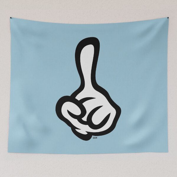 Item preview, Raised Index Finger (Left Forefinger / Hand Sign / POS 2C) designed and sold by MrFaulbaum.