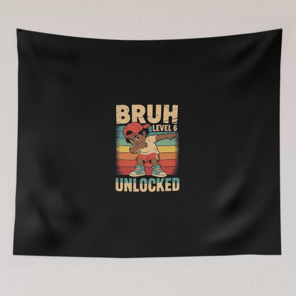 Item preview, 6 Years Old Birthday Dabbing Boy Bruh Level 6 Unlocked  designed and sold by Belkisallen.