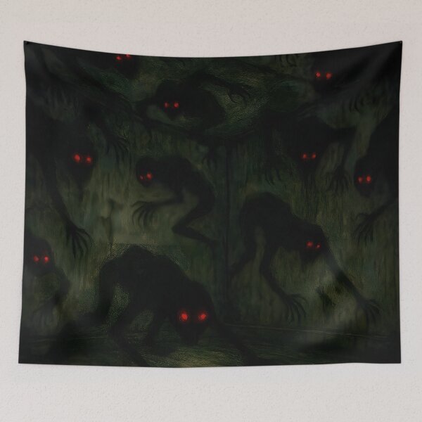 Item preview, Terrifying Shadowy Figures in Claustrophobic Room designed and sold by PandaTShirtShop.