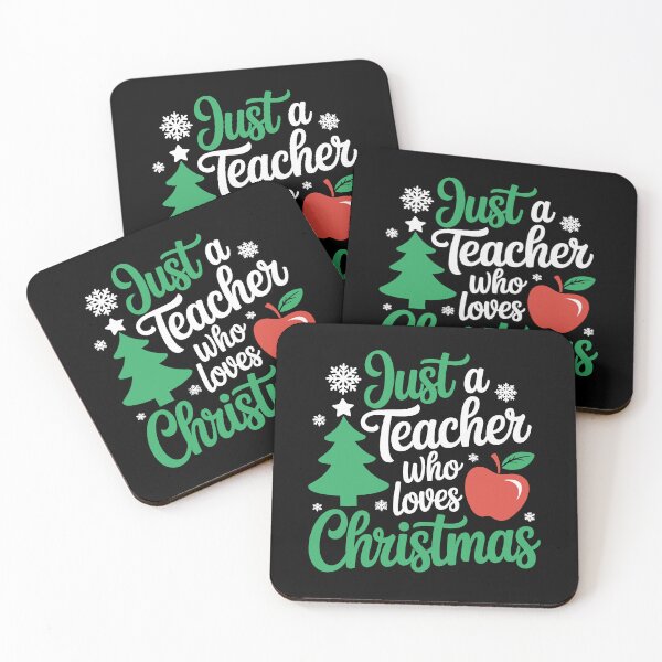 Item preview, Just a Teacher who loves Christmas designed and sold by jkrphoto.