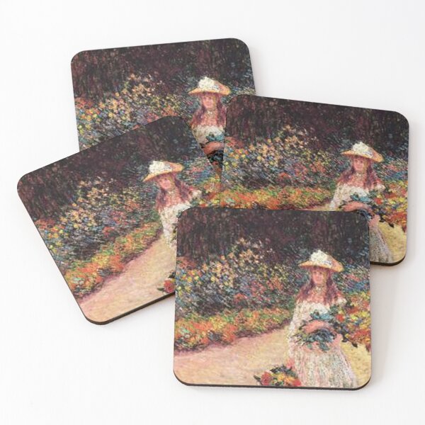 Item preview, Monet Young Girl in the Garden designed and sold by tomorrowsart.