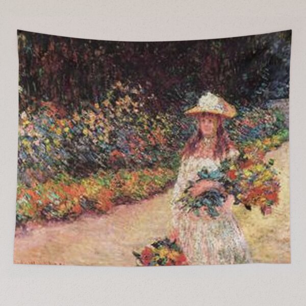 Item preview, Monet Young Girl in the Garden designed and sold by tomorrowsart.