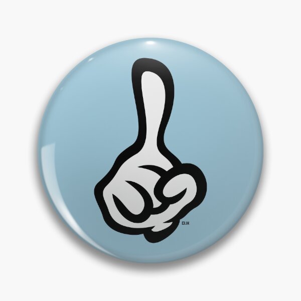 Item preview, Raised Index Finger (Right Forefinger / Hand Sign / POS 2C) designed and sold by MrFaulbaum.