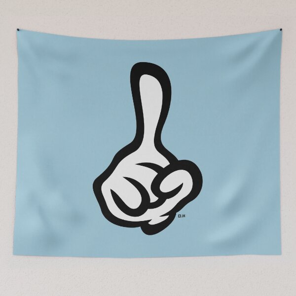 Item preview, Raised Index Finger (Right Forefinger / Hand Sign / POS 2C) designed and sold by MrFaulbaum.