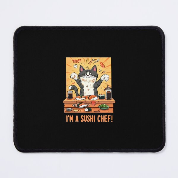 Item preview, Sushi Cat Trust me, I’m a sushi chef! designed and sold by Uglyandcute.