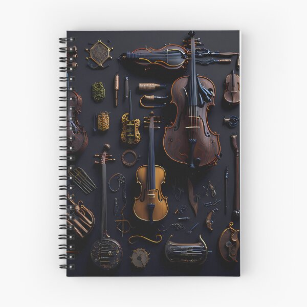 Item preview, Orchestral Harmony | Elegant String Instrument Art Print designed and sold by Vibranta Studio.
