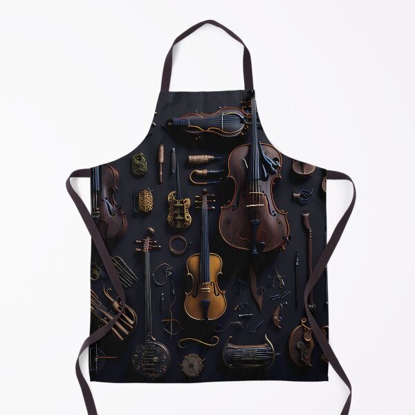 Item preview, Orchestral Harmony | Elegant String Instrument Art Print designed and sold by Vibranta Studio.