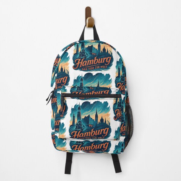 Item preview, Hamburg Gateway to the World City Silhouette Harbor Gift designed and sold by Pineapple-Tree.