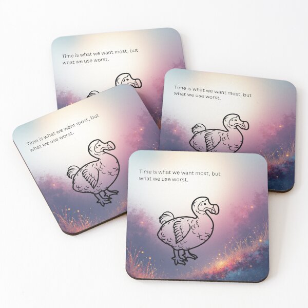 Item preview, Dodo Bird Inspirational Quote designed and sold by BeahBazar.