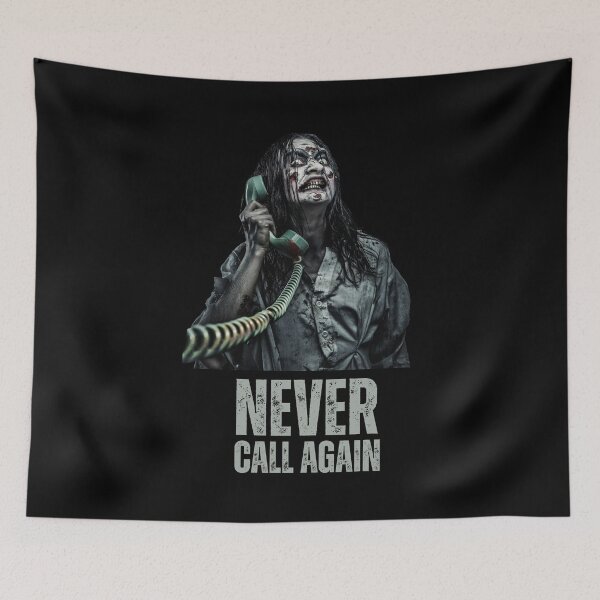 Item preview, Never Call Again – Horror Phone Nightmare Design designed and sold by Karim-Karem.