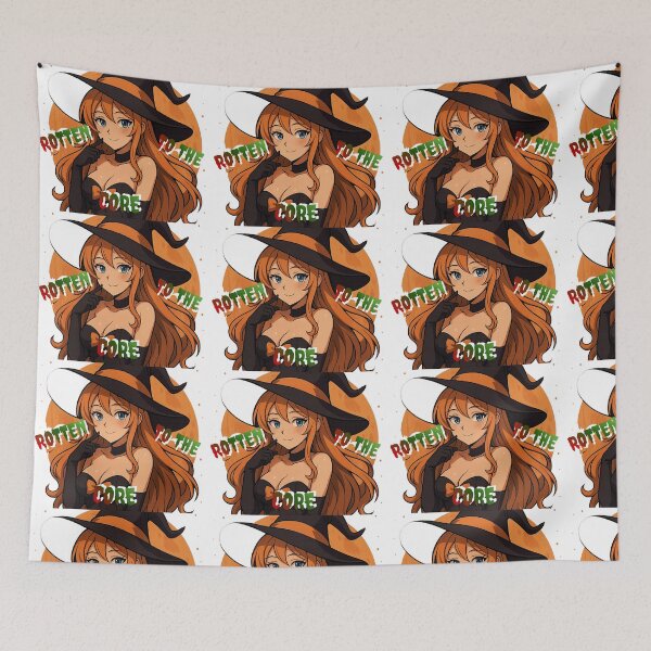 Item preview, Rotten to the Core — Anime Witch Girl Halloween Art designed and sold by Shop at the Top 4 U.