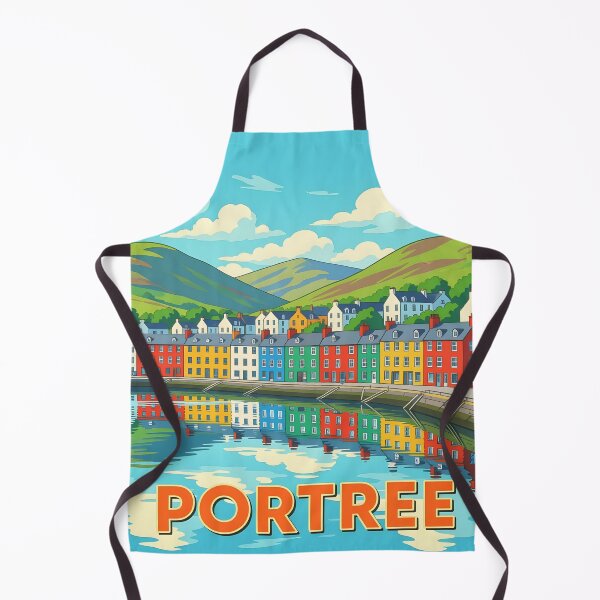 Item preview, Portree: Vintage-Style Painterly Travel Poster designed and sold by LSVart.