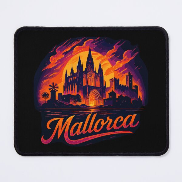 Item preview, Mallorca Island Holiday Silhouette Summer Gift designed and sold by Pineapple-Tree.