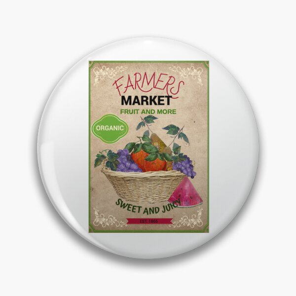 Artikelvorschau, Vintage Bauernmarkt. - Vintage Obstkorb entworfen und verkauft von Folk and Flux.