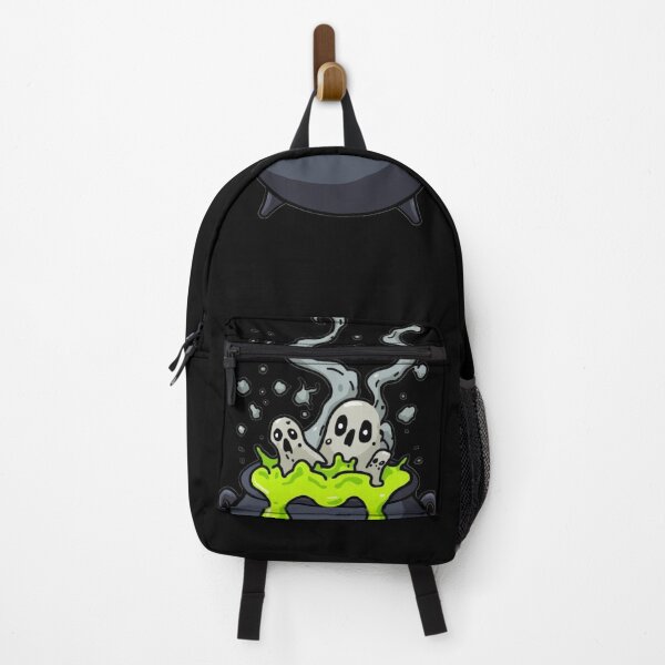 Item preview, Cartoon witch cauldron with green potion boiling designed and sold by champkppwc.