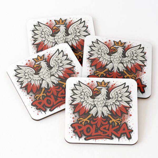 Item preview, Poland Polska Eagle Flag Graffiti Gift designed and sold by Pineapple-Tree.