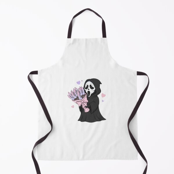 Item preview, Scream bouquet meme movie ghostface ghost face parody weird love pink designed and sold by CheeseBlueprint.