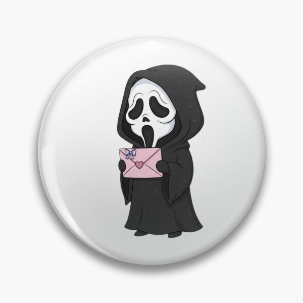 Item preview, Scream love letter meme movie ghostface ghost face parody weird love pink designed and sold by CheeseBlueprint.