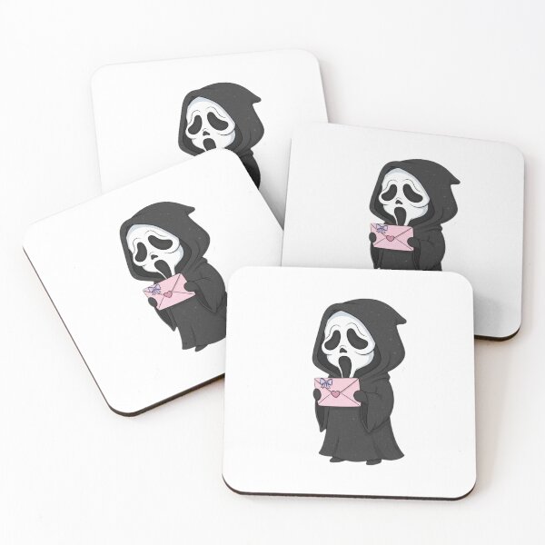 Item preview, Scream love letter meme movie ghostface ghost face parody weird love pink designed and sold by CheeseBlueprint.