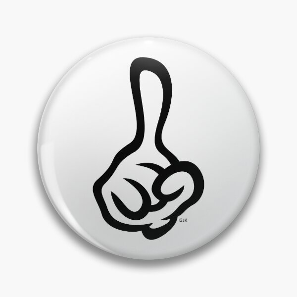 Item preview, Raised Index Finger (Right Forefinger / Hand Sign / 1C) designed and sold by MrFaulbaum.