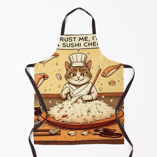Item preview, Sushi Cat Trust me, I’m a sushi chef! designed and sold by Uglyandcute.