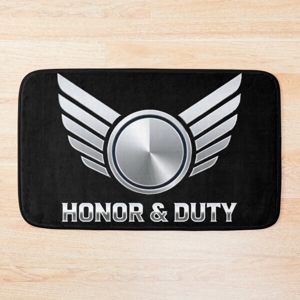 Item preview, Honor & Duty – Metallic Emblem / Ahau Designs designed and sold by Ahau Designs.