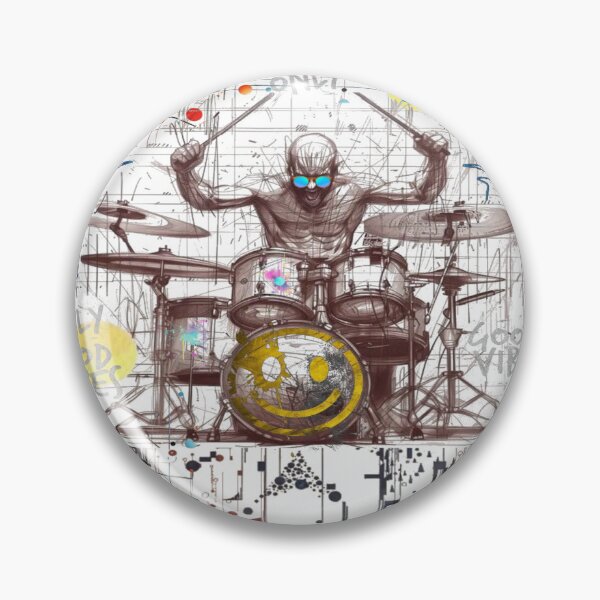 Item preview, Good Vibes Drummer, Mad Drummer designed and sold by Rosa1977.