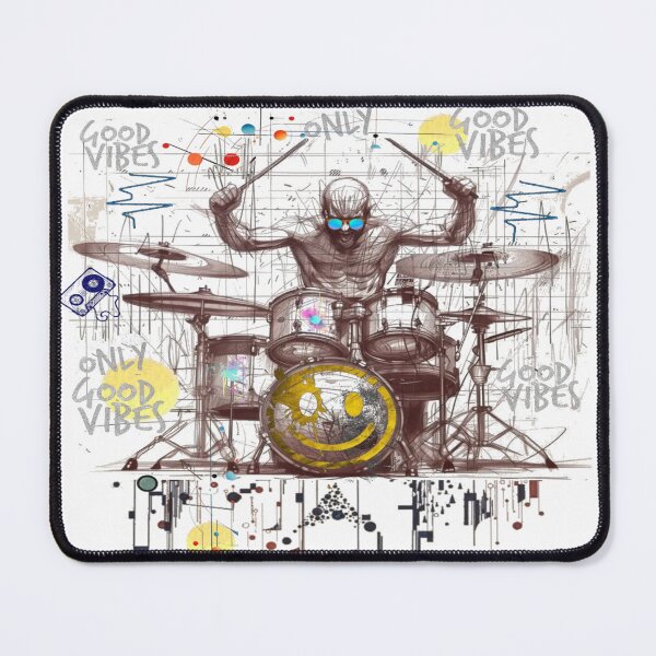 Item preview, Good Vibes Drummer, Mad Drummer designed and sold by Rosa1977.