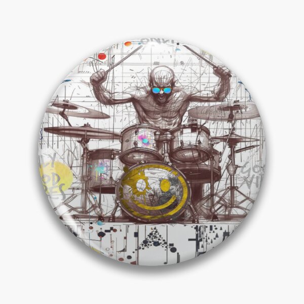 Item preview, Mad Drummer, Good Vibes Drums  designed and sold by Rosa1977.