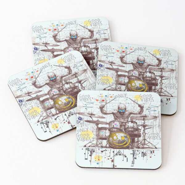 Item preview, Mad Drummer, Good Vibes Drums  designed and sold by Rosa1977.