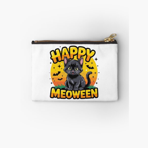 Item preview, Classic Black Cat Happy Meoween designed and sold by J-CCreations.
