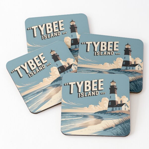 Item preview, Tybee Island: Vintage-Style Painterly Travel Poster designed and sold by LSVart.