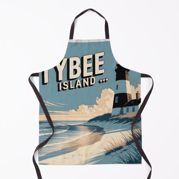 Item preview, Tybee Island: Vintage-Style Painterly Travel Poster designed and sold by LSVart.