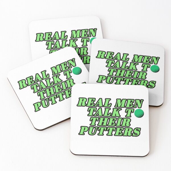 Item preview, Real Men Talk to Their Putters. Golf designed and sold by Feelish.