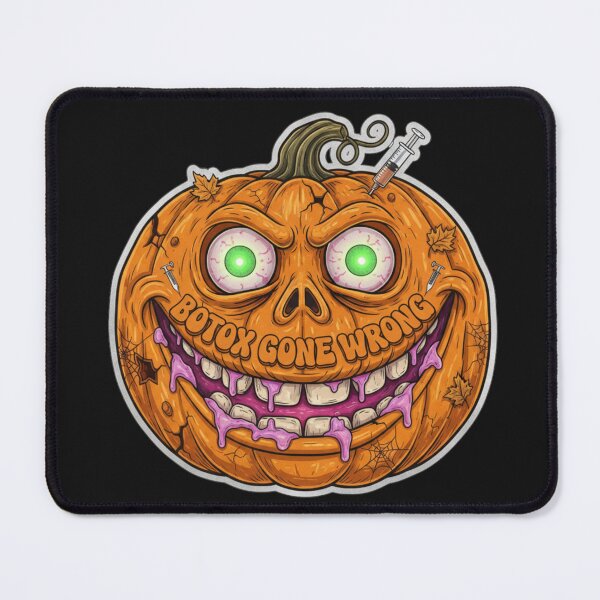 Item preview, Botox Pumpkin Pun - Funny Halloween Ghost T-Shirt Sticker designed and sold by GeniePixel.