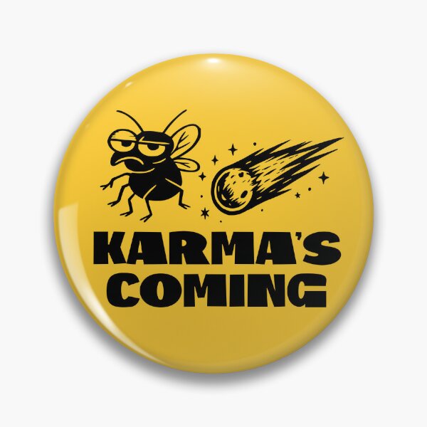 Item preview, Karma’s Coming - Stickers, Shirts, Bags, and More designed and sold by macvoodoodesign.