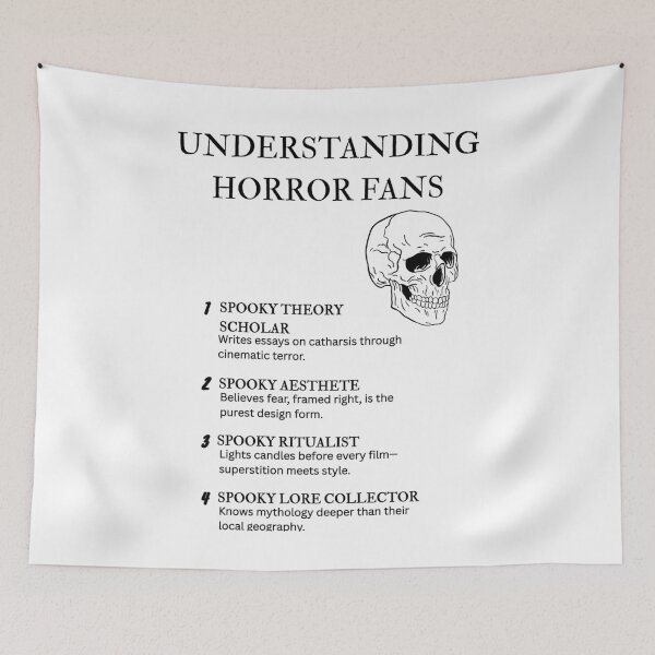 Item preview, Understanding Horror Fans – Horror Humor for Movie Lovers designed and sold by PsyFlow35.