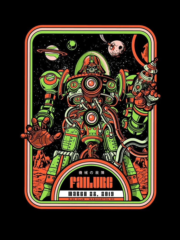 Imagen 7 de 7, Camiseta oversize con la obra Banda de falla, diseñada y vendida por BrodieBouges.