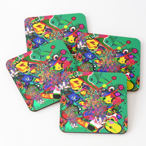 Item preview, Organic, multi-coloured pattern abstract designed and sold by Grant Wilson.