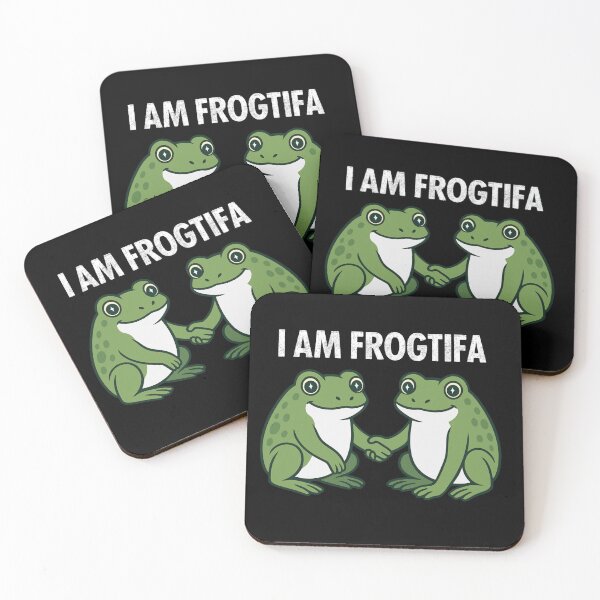 Item preview, I Am Frogtifa Unity Frog Couple Design Portland Frog Protest Resist designed and sold by FreshVibe Prints.