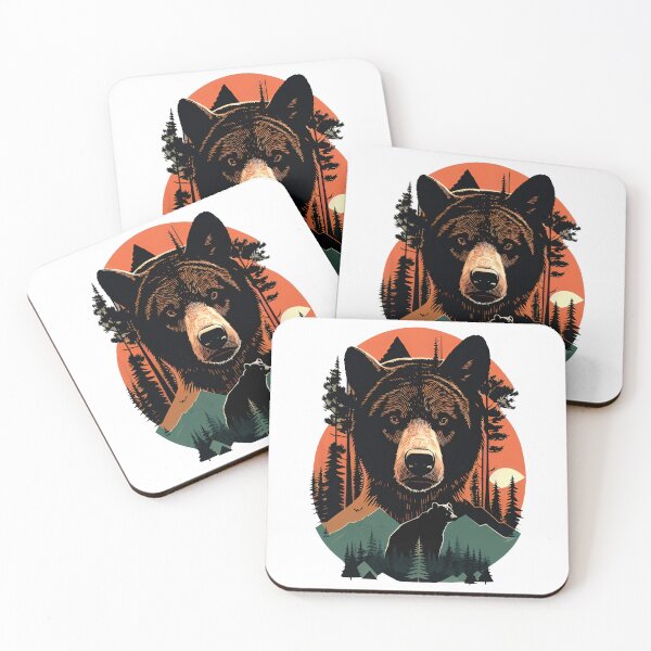 Item preview, Stylized Bear Head designed and sold by dreampik.