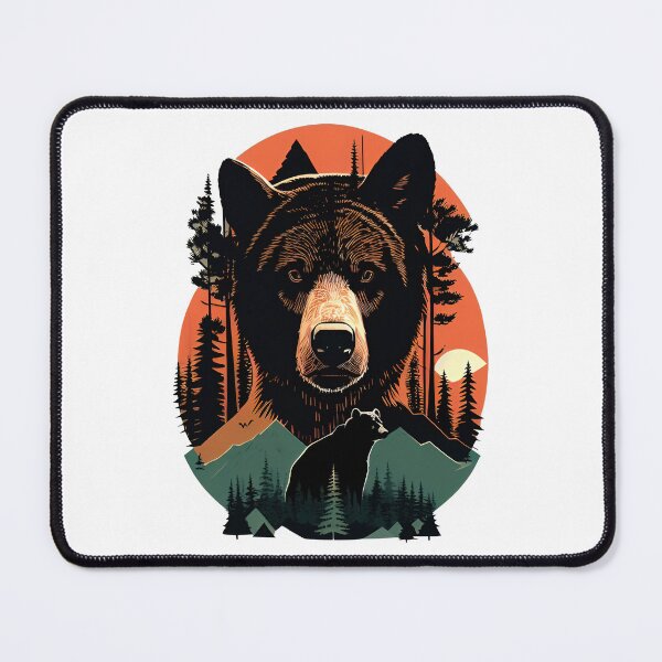 Item preview, Stylized Bear Head designed and sold by dreampik.
