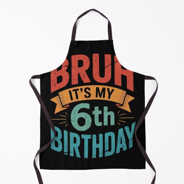 Artikelvorschau, Bruder, es ist mein 6. Geburtstag, 6-jähriger Bday, 6-jähriger Gamer-Slang entworfen und verkauft von THagBlue.
