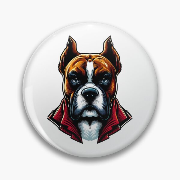Item preview, Angry Boxer Dog Head designed and sold by dreampik.
