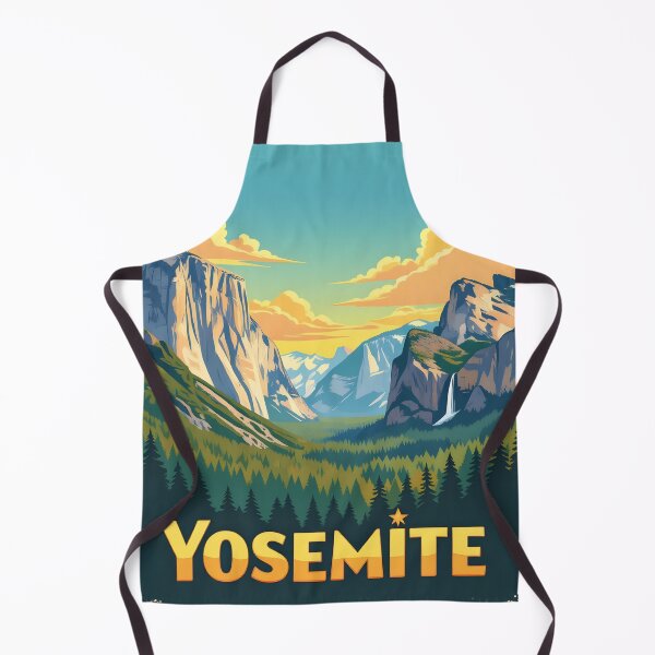 Item preview, Yosemite Valley: Vintage-Style Painterly Travel Poster designed and sold by LSVart.