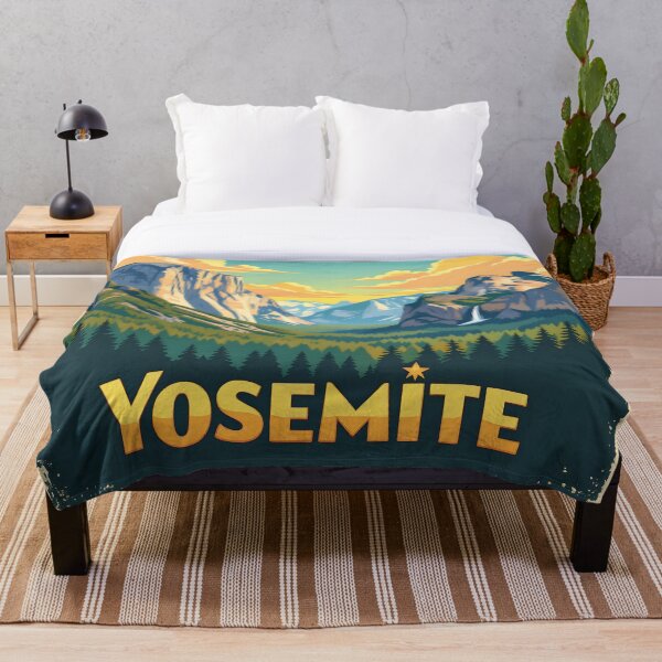 Item preview, Yosemite Valley: Vintage-Style Painterly Travel Poster designed and sold by LSVart.